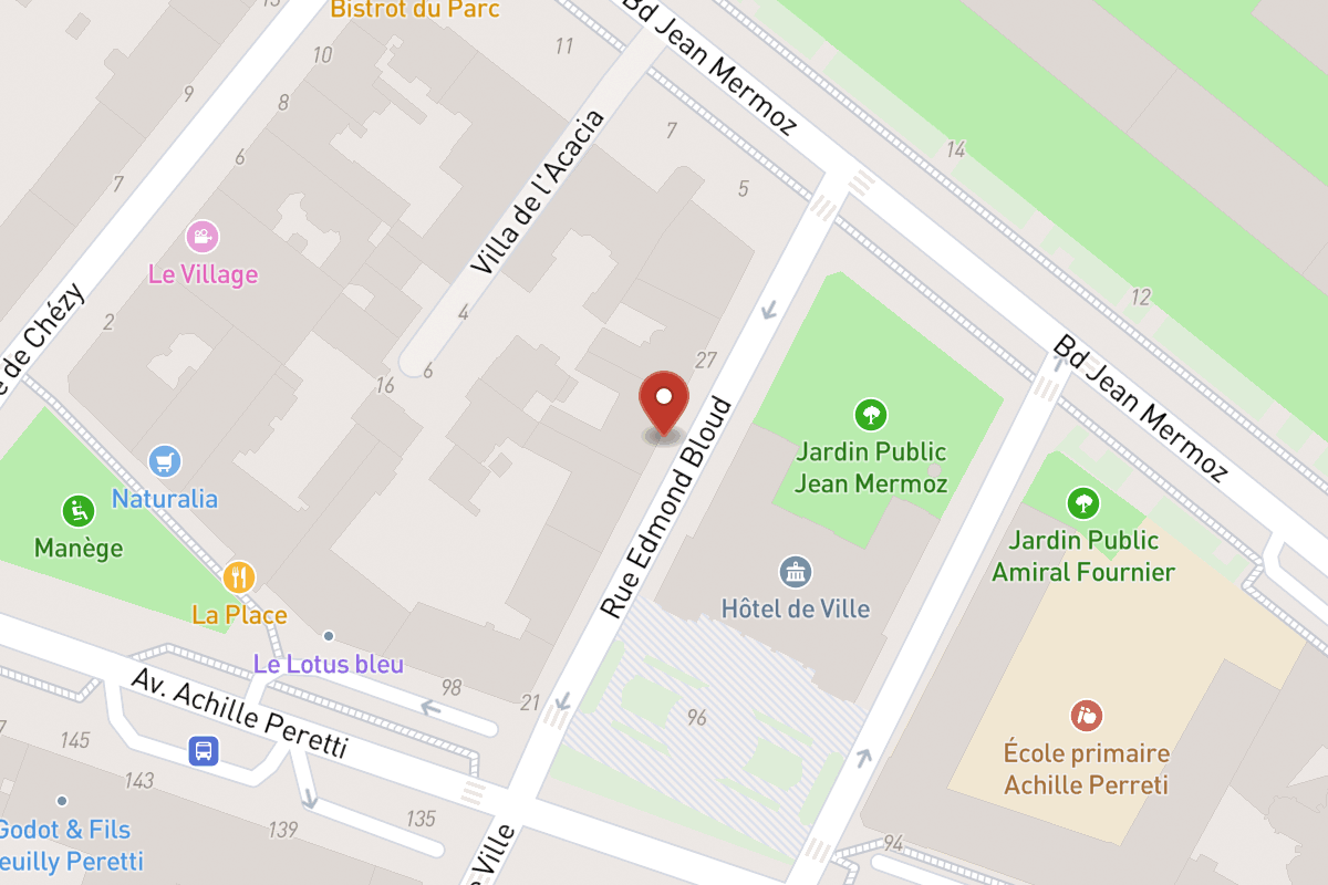 Plan de situation — 25 Rue Edmond Bloud