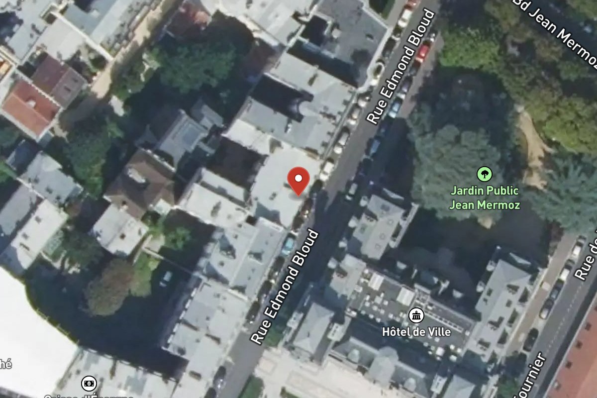 Vue satellite — 25 Rue Edmond Bloud