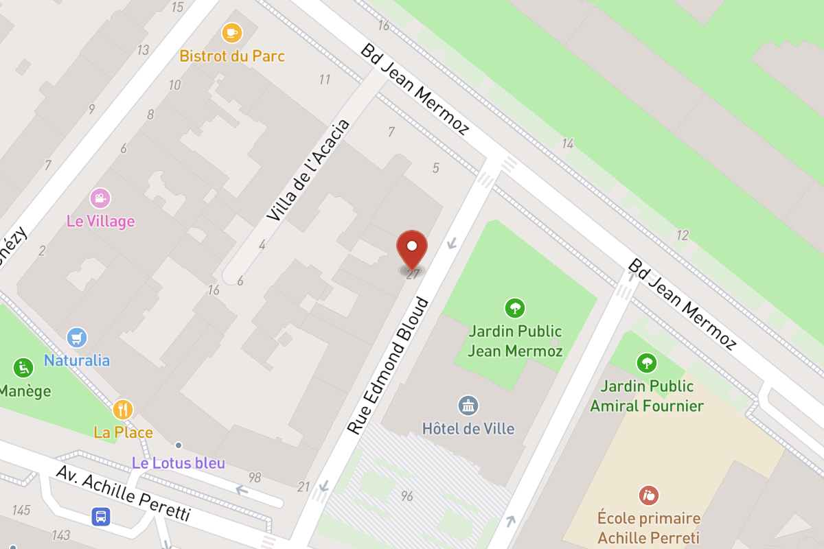 Plan de situation — 27 Rue Edmond Bloud