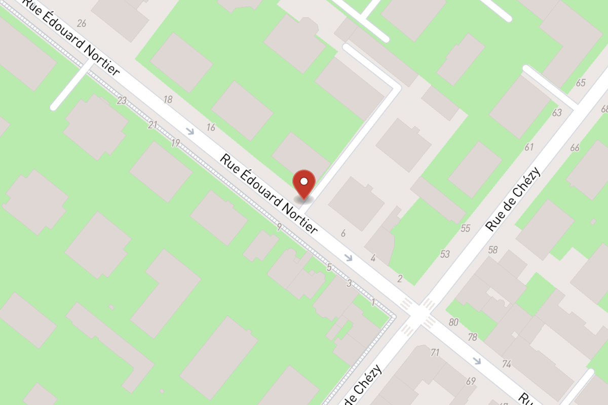 Plan de situation — 10 Rue Édouard Nortier