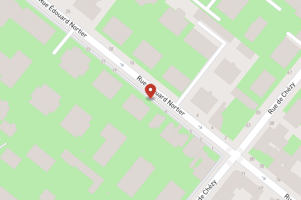 Plan de situation — 11 Rue Édouard Nortier