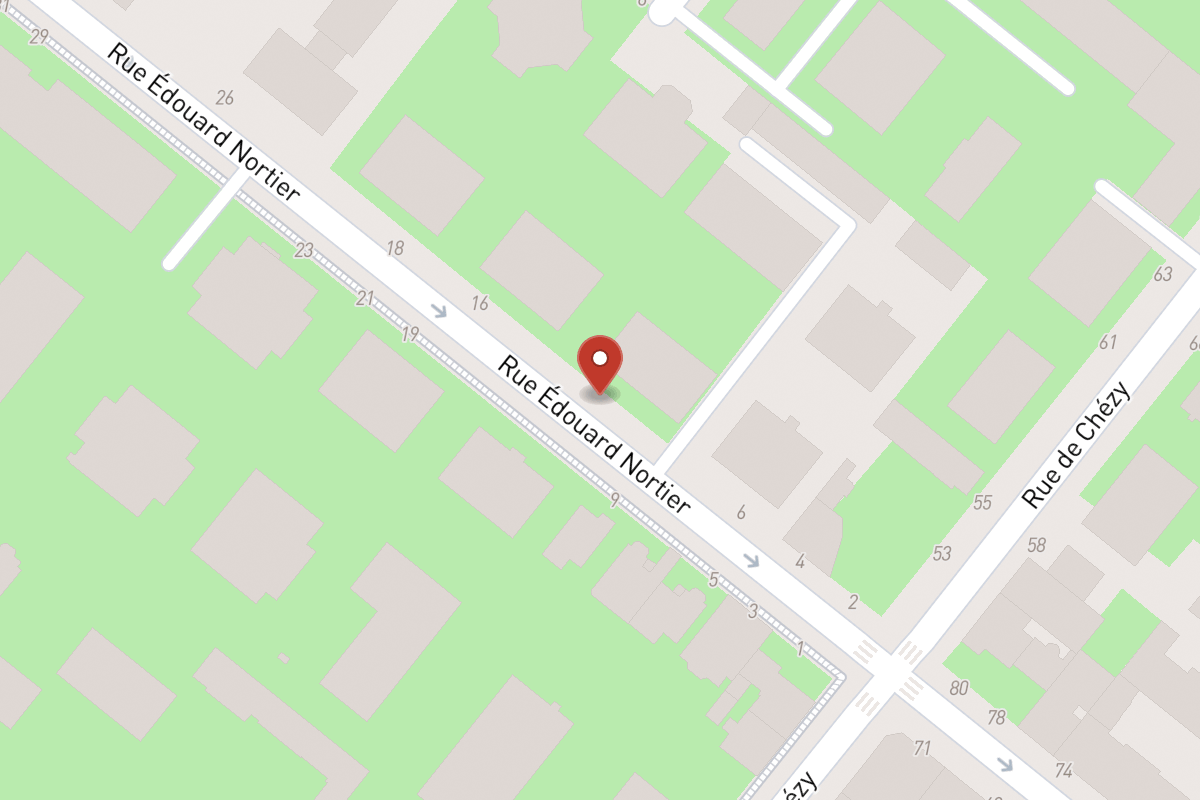 Plan de situation — 12 Rue Édouard Nortier