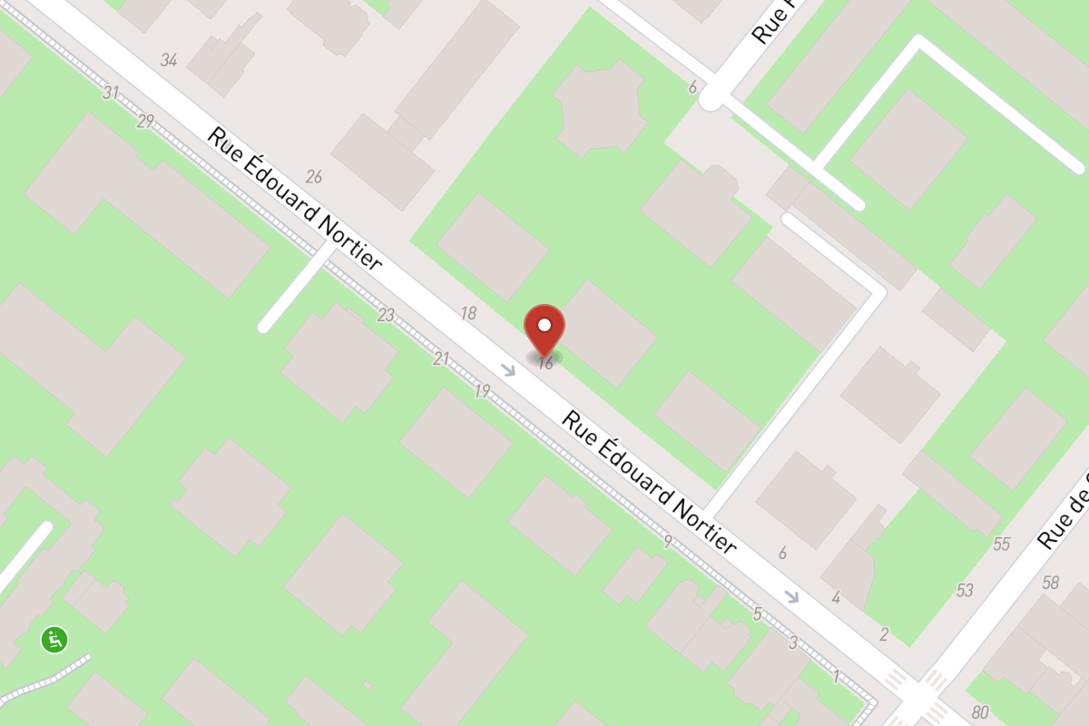 Plan de situation — 16 Rue Édouard Nortier