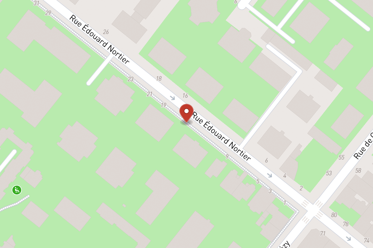 Plan de situation — 17 Rue Édouard Nortier