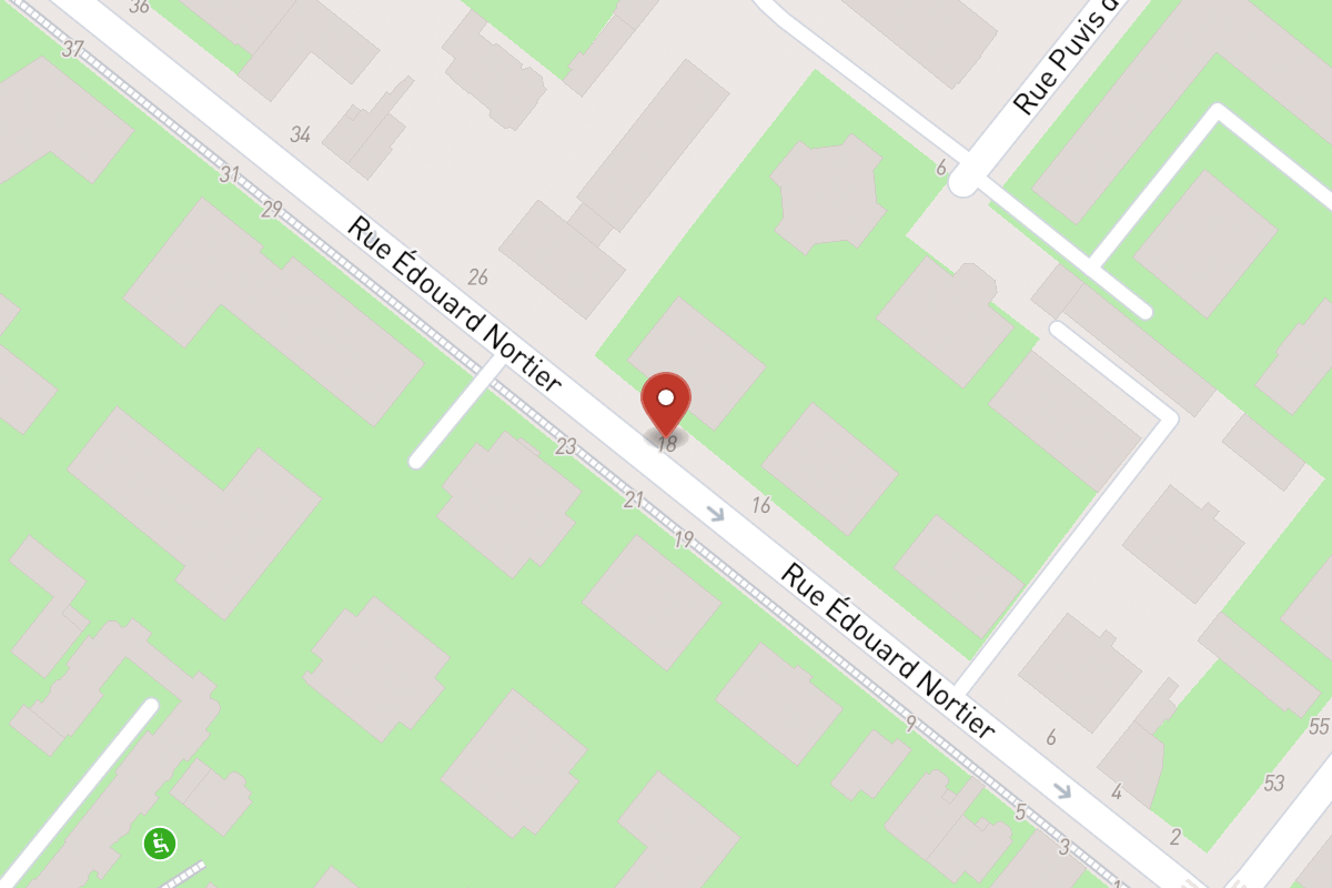 Plan de situation — 18 Rue Édouard Nortier