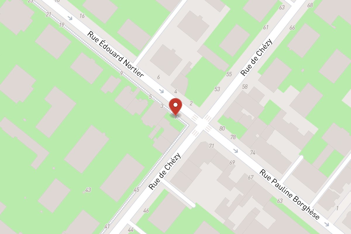 Plan de situation — 1 Rue Édouard Nortier