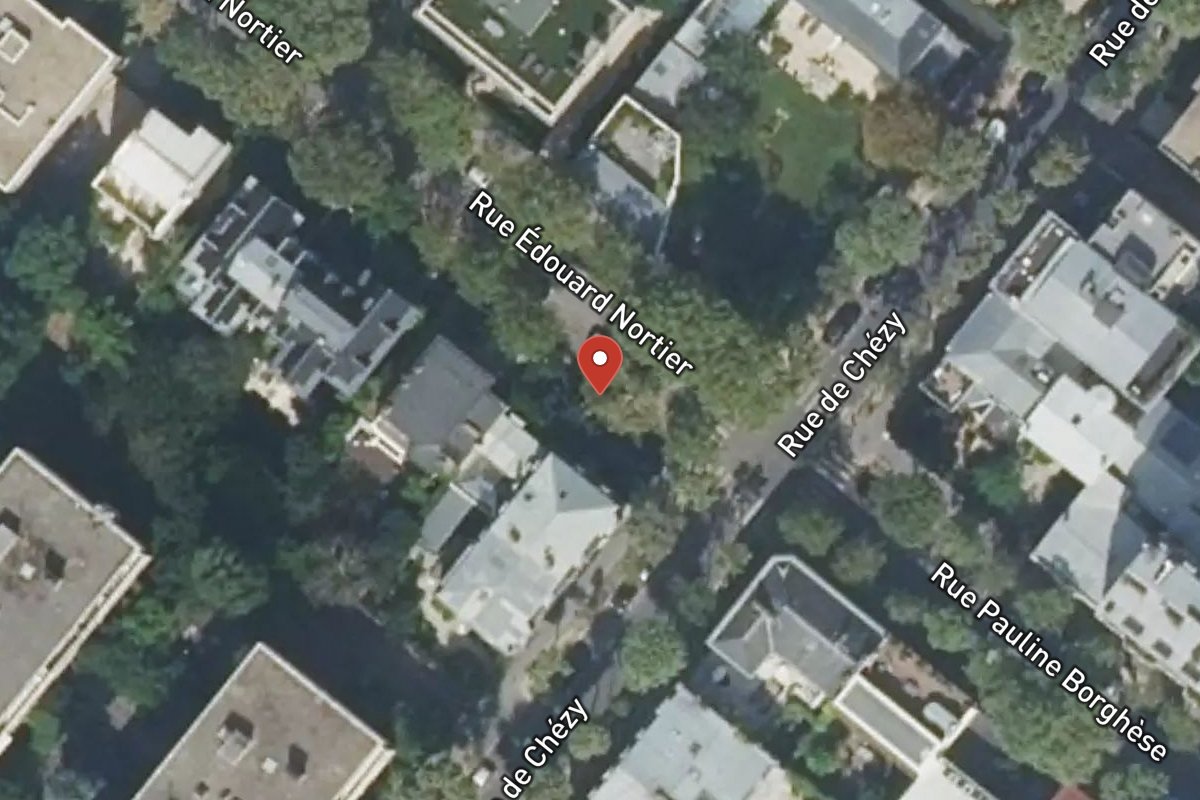 Vue satellite — 1 Rue Édouard Nortier