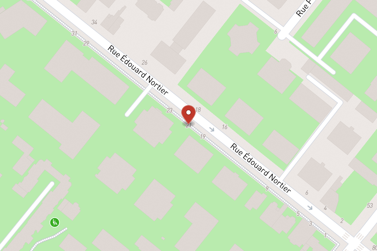 Plan de situation — 21 Rue Édouard Nortier