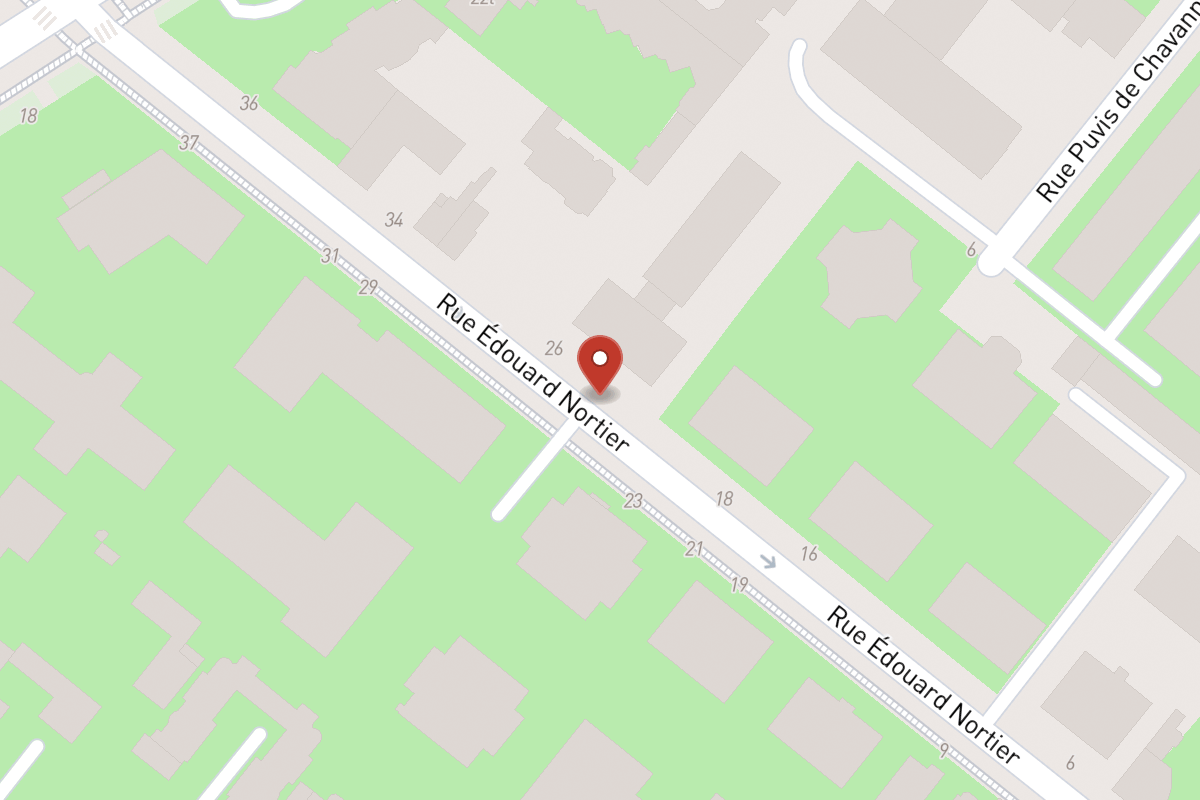 Plan de situation — 22 Rue Édouard Nortier