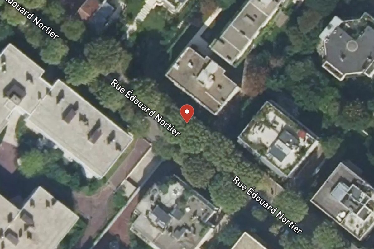 Vue satellite — 22 Rue Édouard Nortier