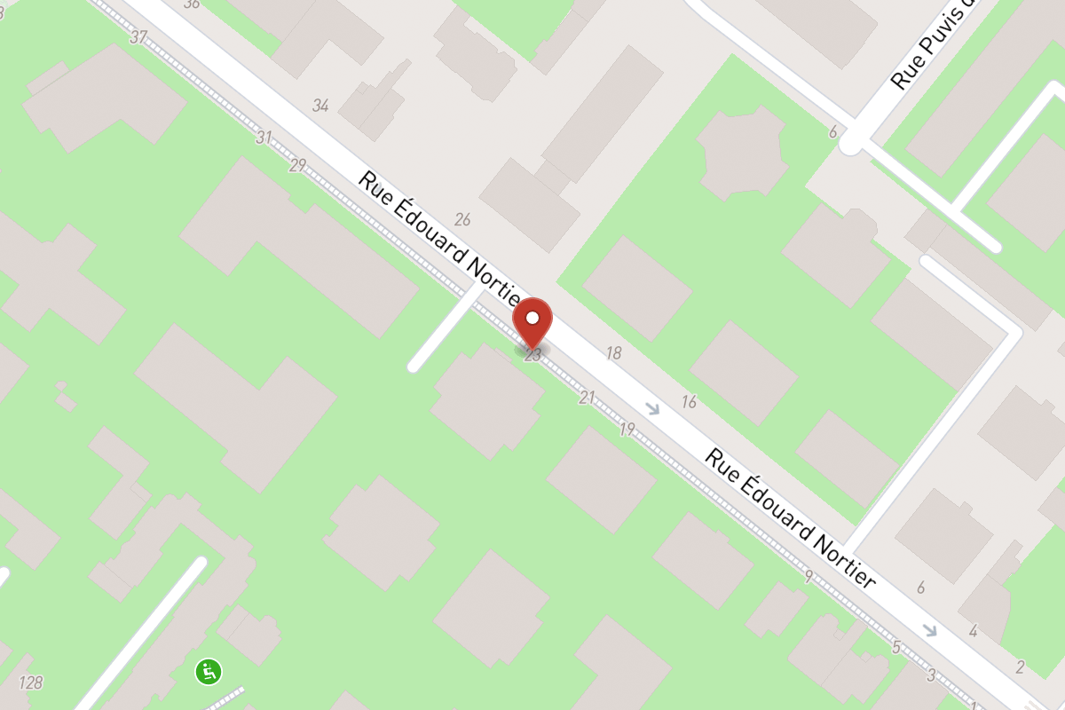 Plan de situation — 23 Rue Édouard Nortier