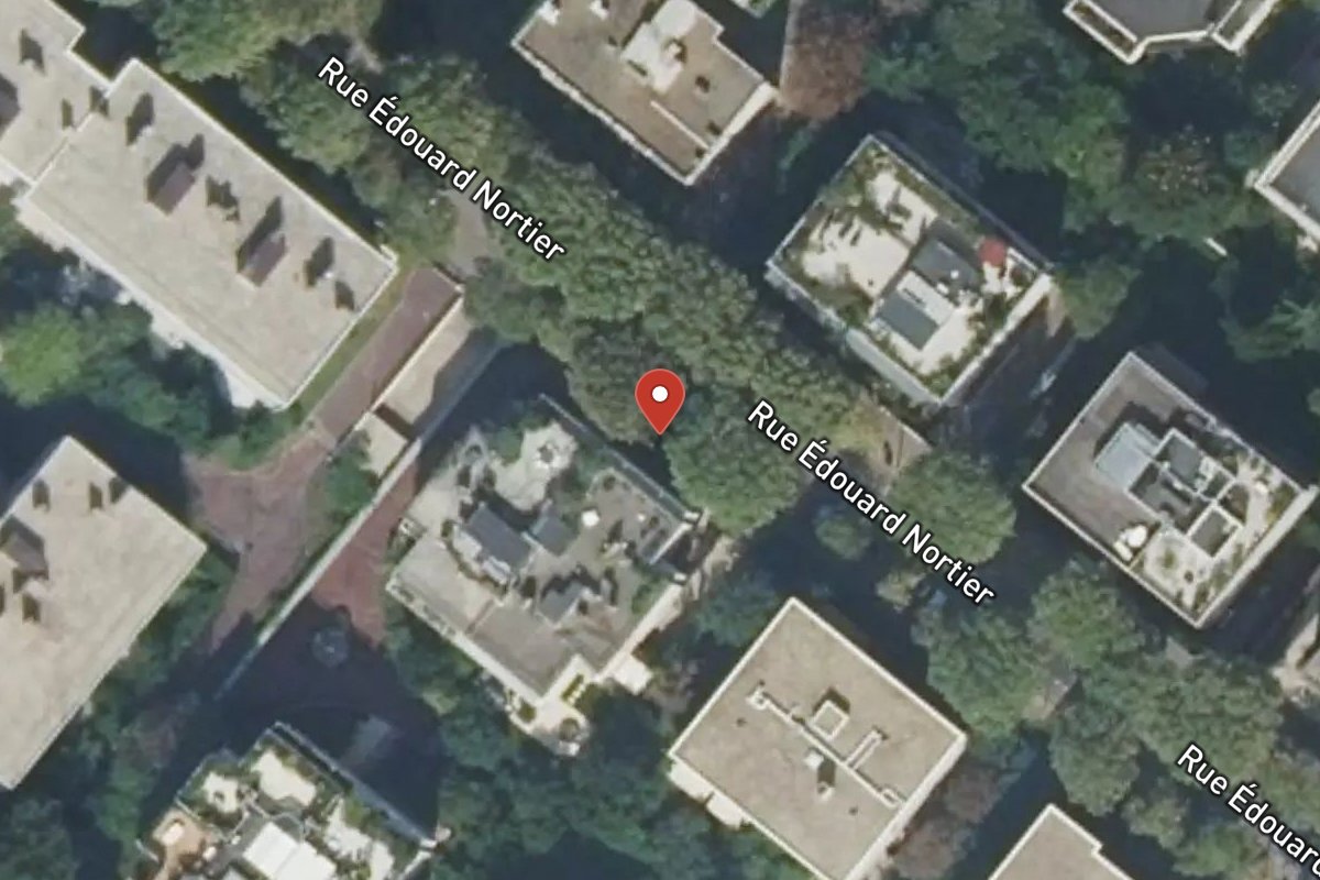 Vue satellite — 23 Rue Édouard Nortier