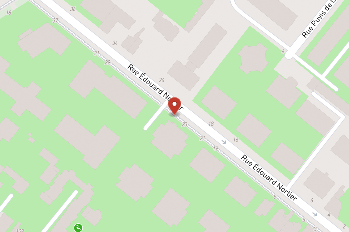 Plan de situation — 25 Rue Édouard Nortier