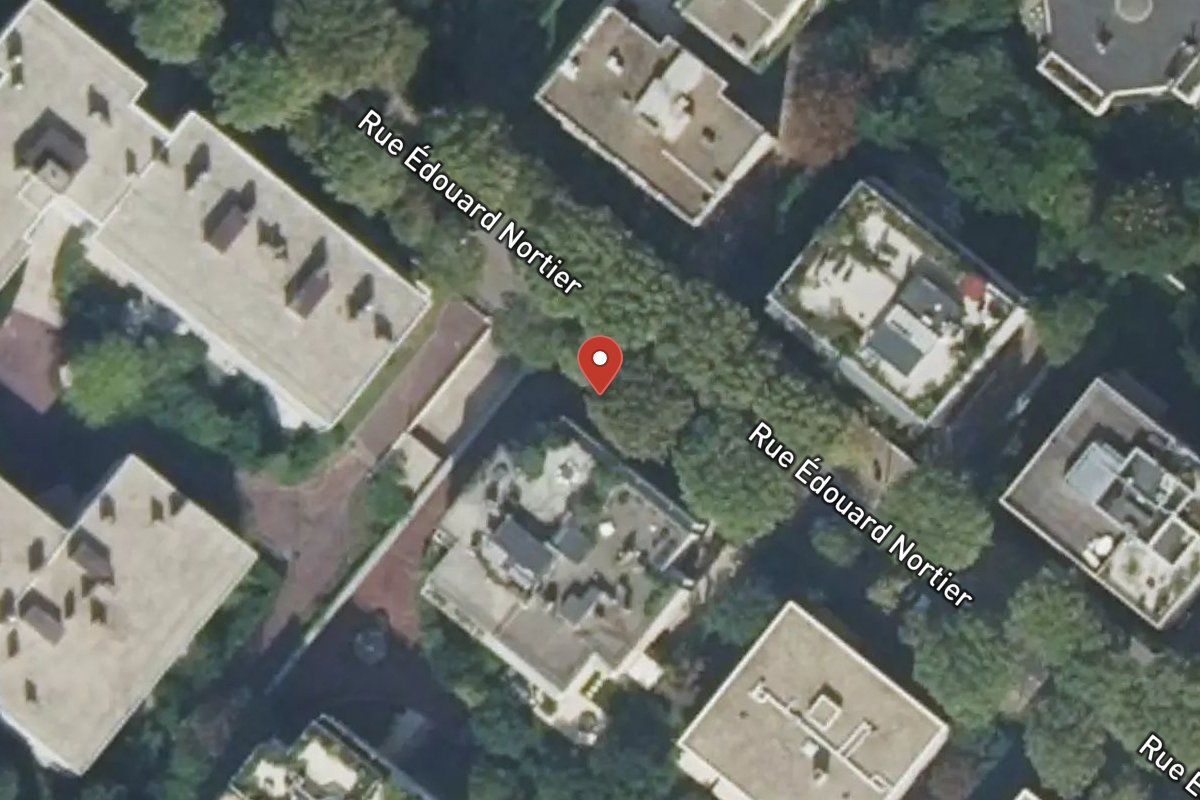 Vue satellite — 25 Rue Édouard Nortier
