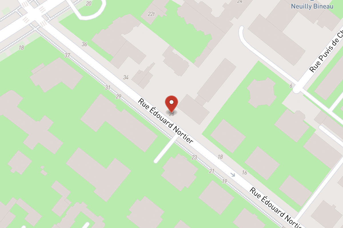 Plan de situation — 26 Rue Édouard Nortier