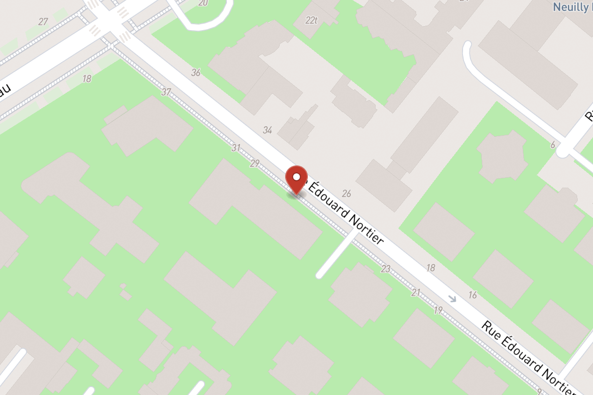 Plan de situation — 27 Rue Édouard Nortier