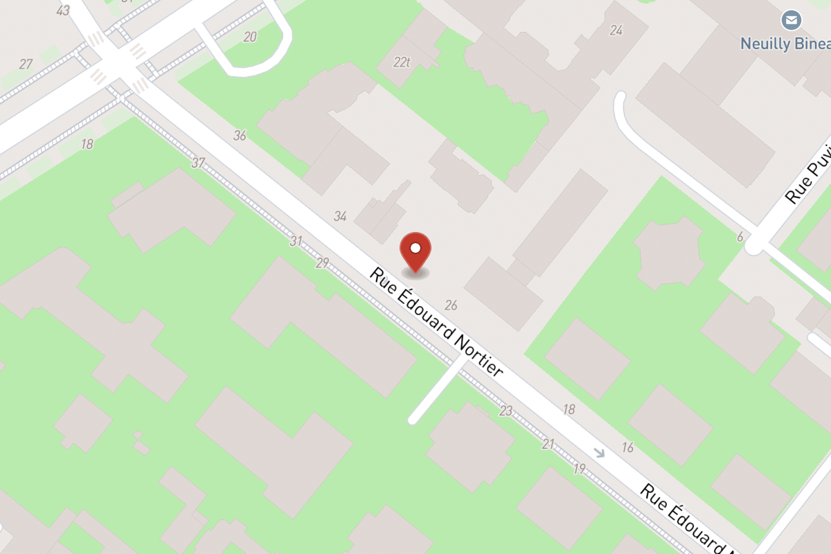 Plan de situation — 28 Rue Édouard Nortier