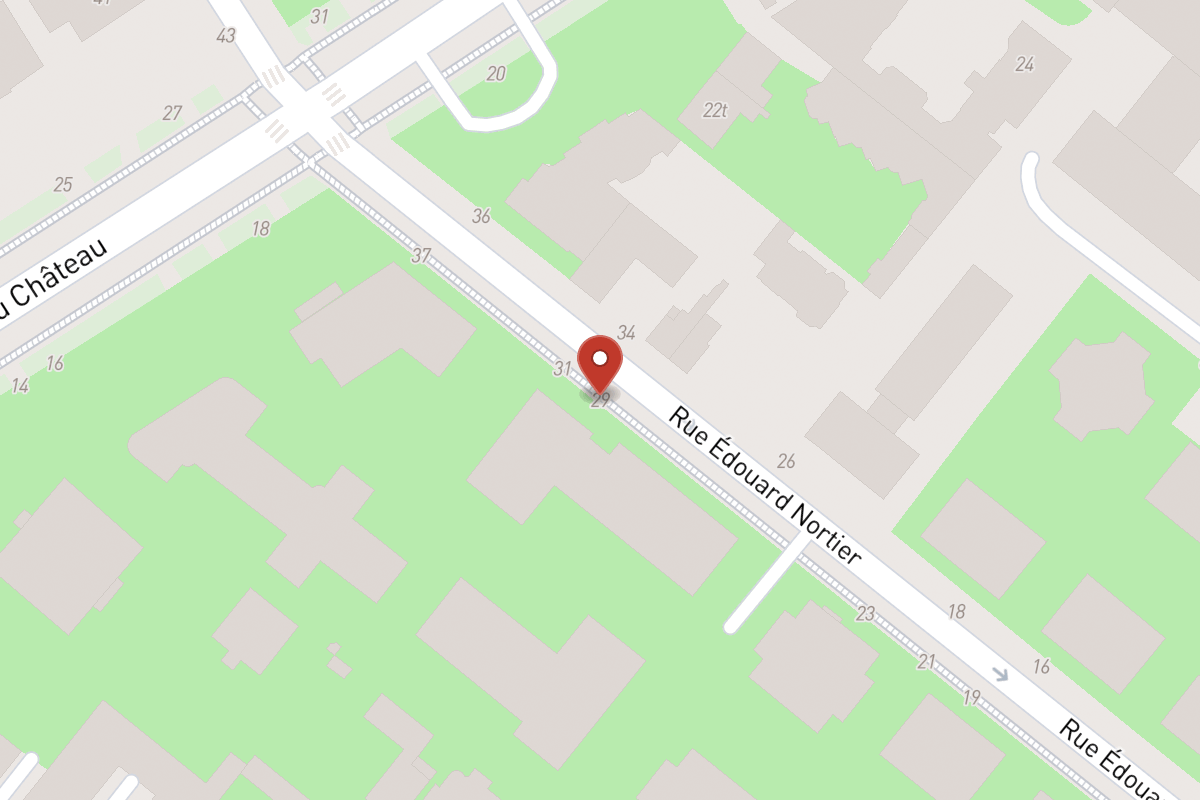 Plan de situation — 29 Rue Édouard Nortier