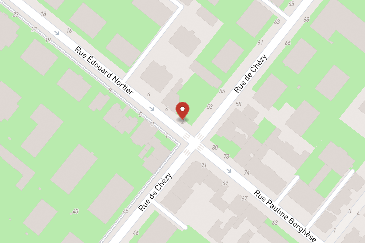 Plan de situation — 2 Rue Édouard Nortier