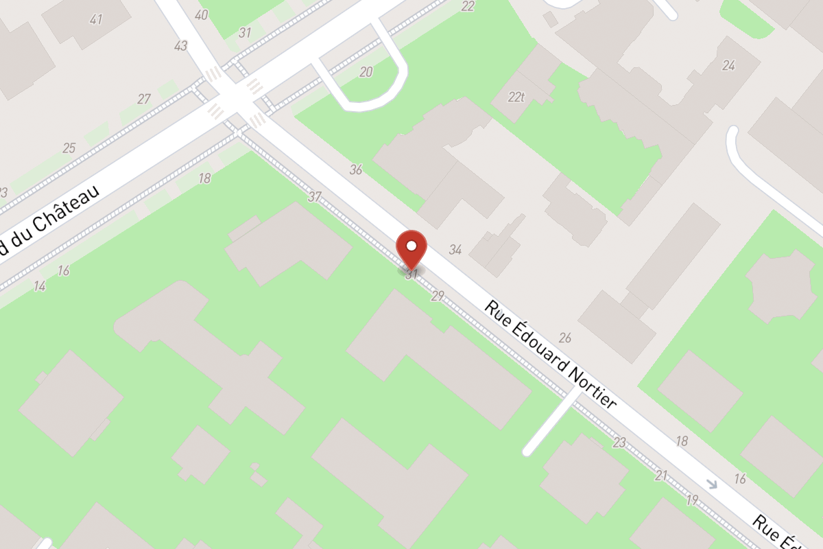 Plan de situation — 31 Rue Édouard Nortier
