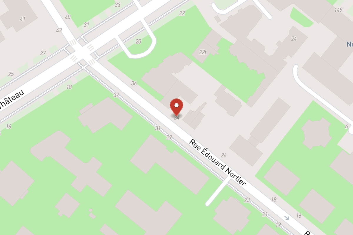 Plan de situation — 34 Rue Édouard Nortier