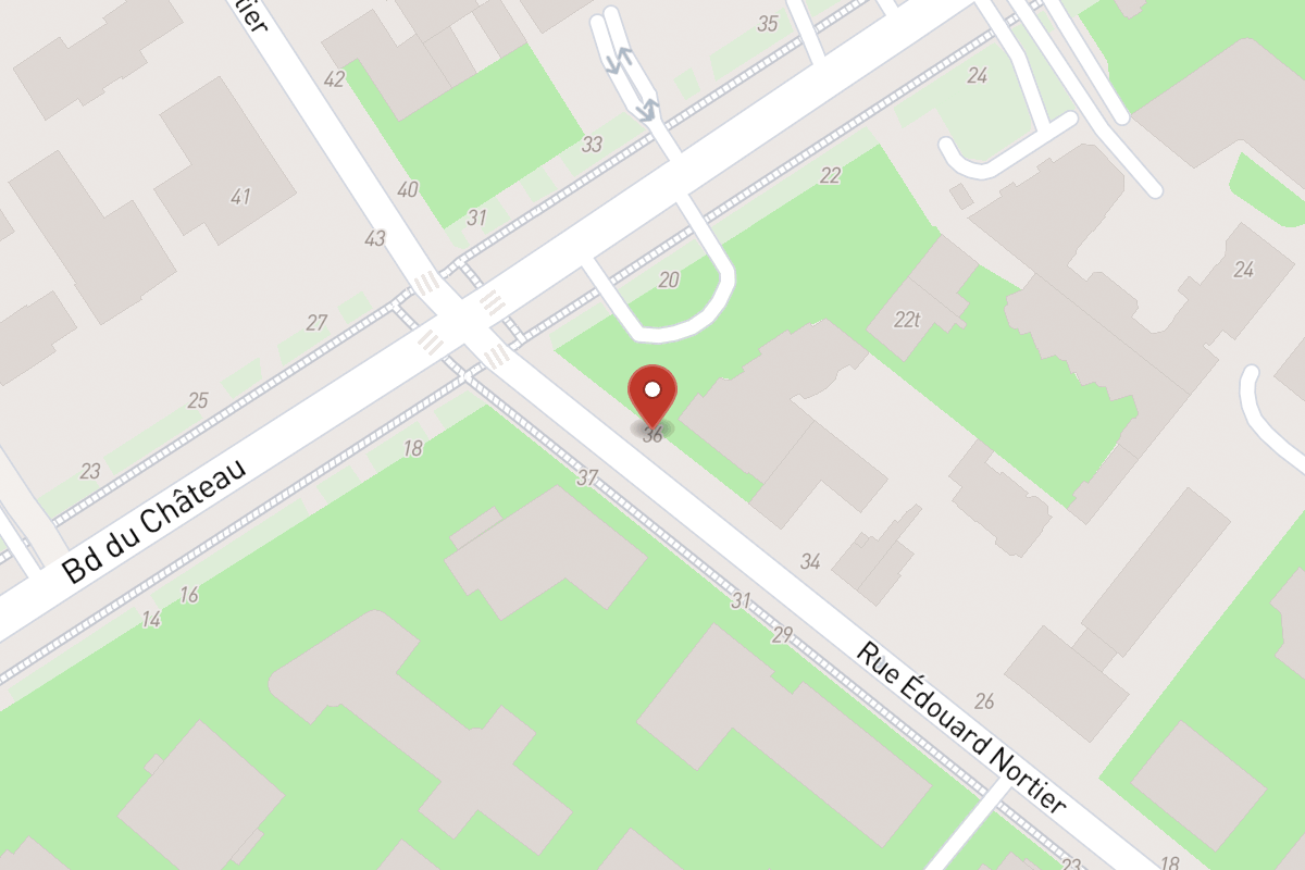 Plan de situation — 36 Rue Édouard Nortier