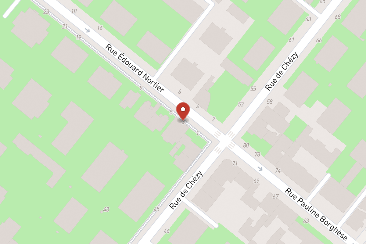 Plan de situation — 3 Rue Édouard Nortier