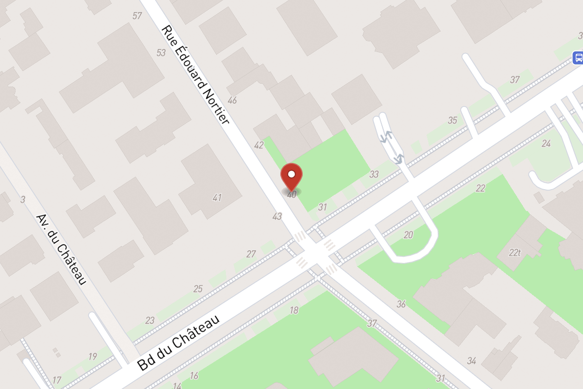 Plan de situation — 40 Rue Édouard Nortier