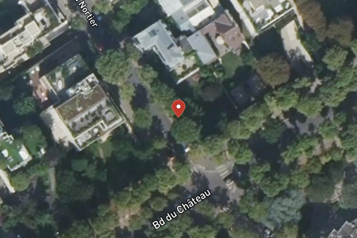 Vue satellite — 40 Rue Édouard Nortier