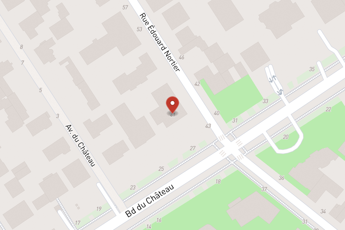 Plan de situation — 41 Rue Édouard Nortier