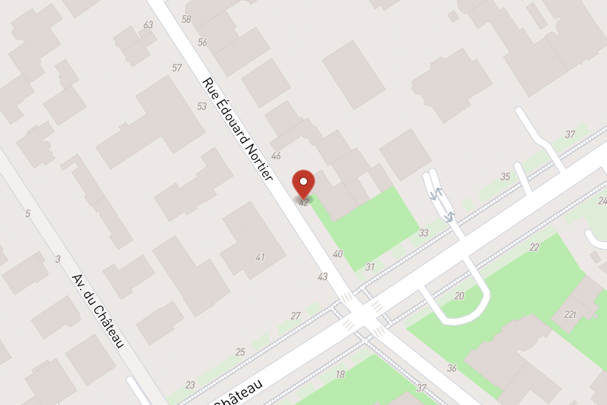 Plan de situation — 42 Rue Édouard Nortier