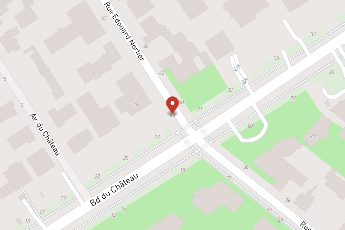 Plan de situation — 43 Rue Édouard Nortier