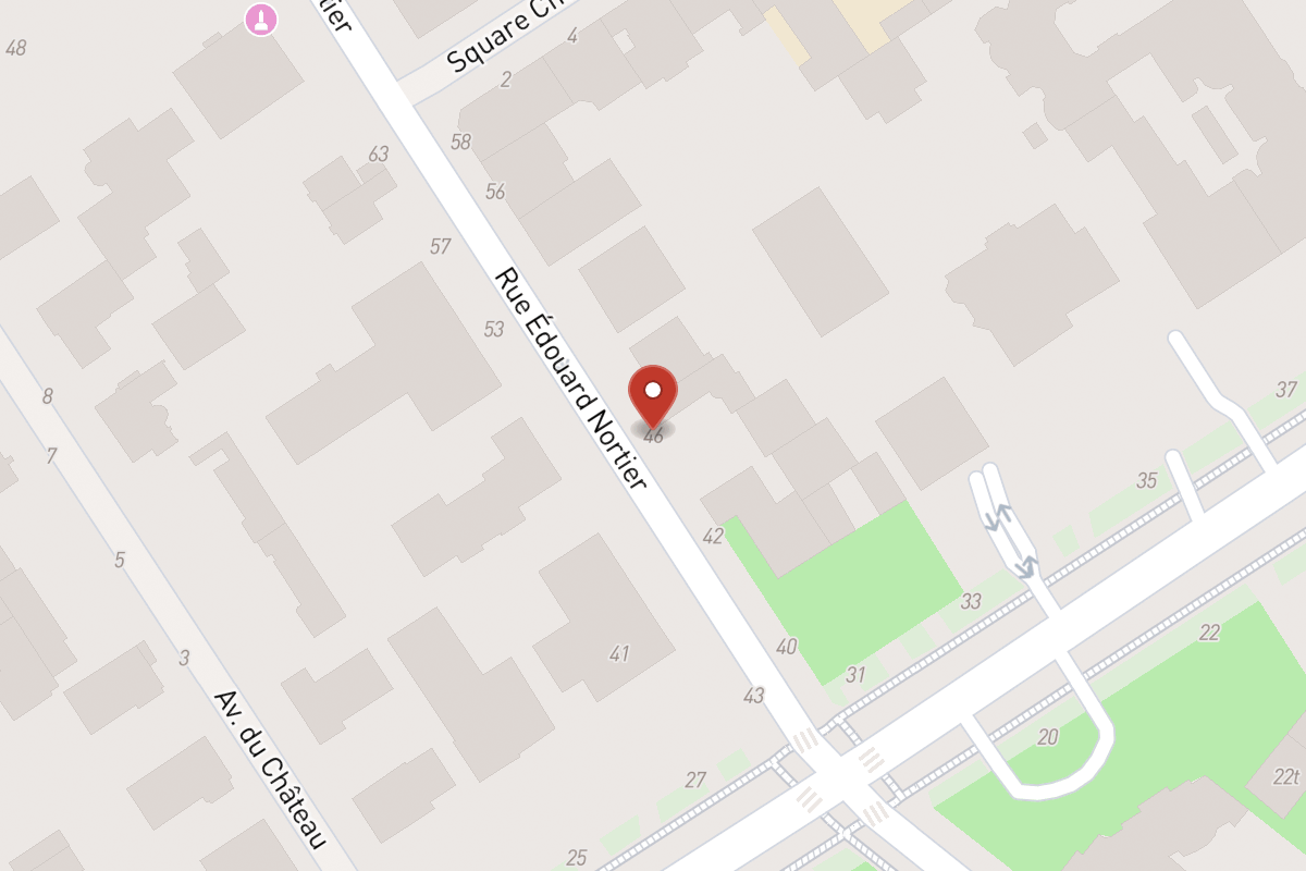Plan de situation — 46 Rue Édouard Nortier