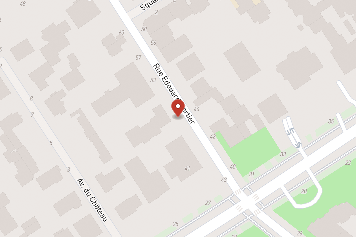Plan de situation — 47 Rue Édouard Nortier