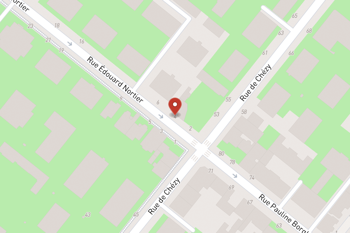 Plan de situation — 4 Rue Édouard Nortier