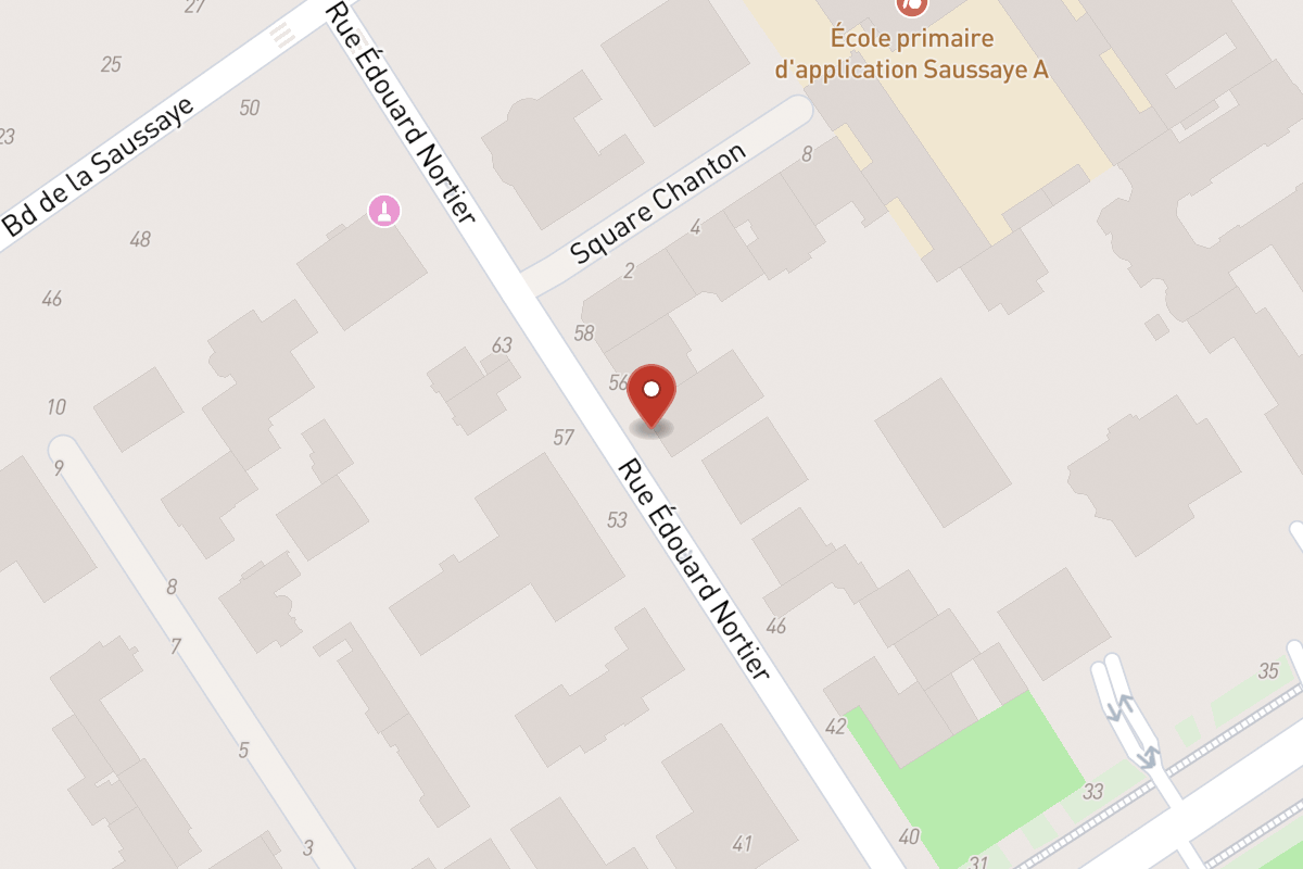 Plan de situation — 54 Rue Édouard Nortier