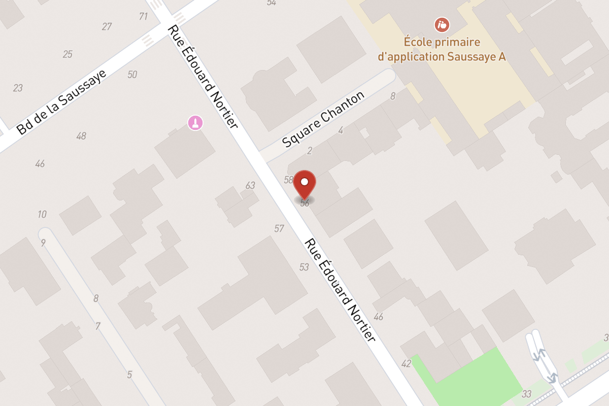 Plan de situation — 56 Rue Édouard Nortier