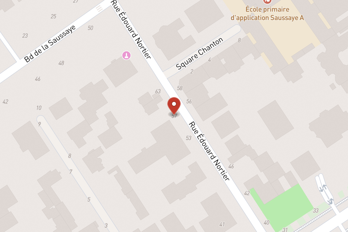 Plan de situation — 57 Rue Édouard Nortier