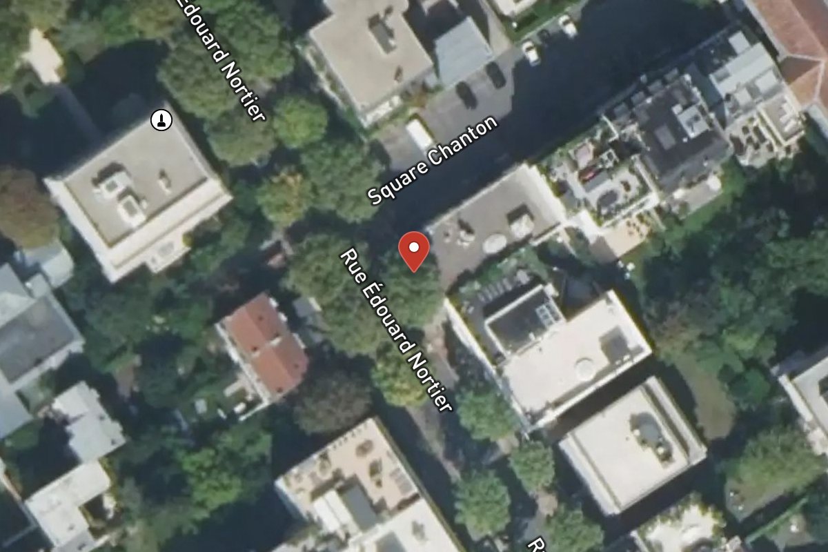 Vue satellite — 58 Rue Édouard Nortier