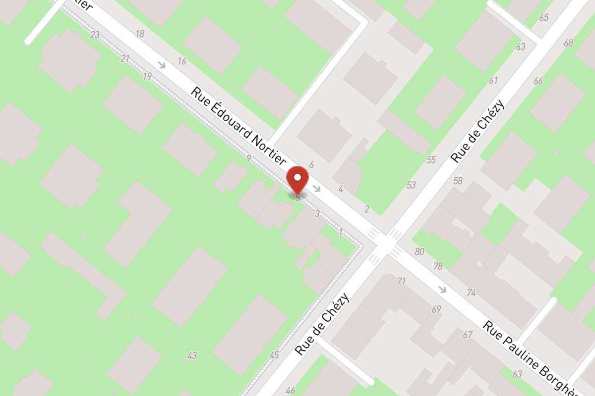 Plan de situation — 5 Rue Édouard Nortier