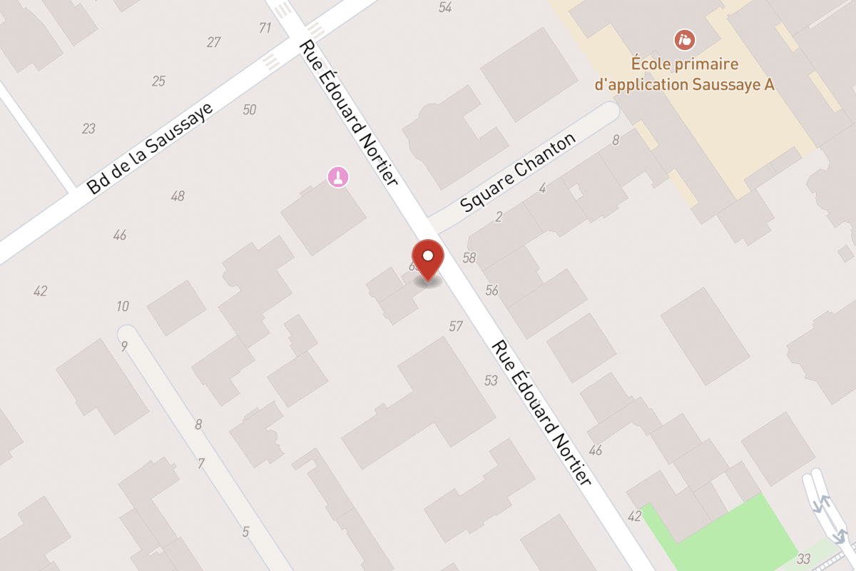 Plan de situation — 61 Rue Édouard Nortier