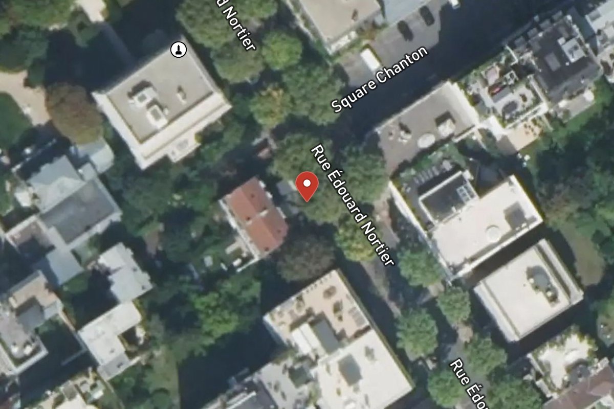 Vue satellite — 61 Rue Édouard Nortier