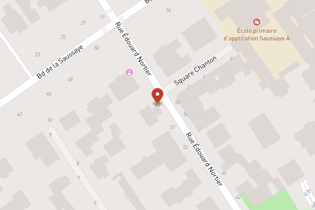 Plan de situation — 63 Rue Édouard Nortier