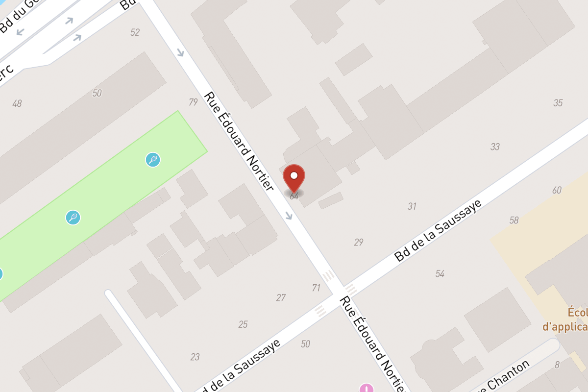 Plan de situation — 64 Rue Édouard Nortier