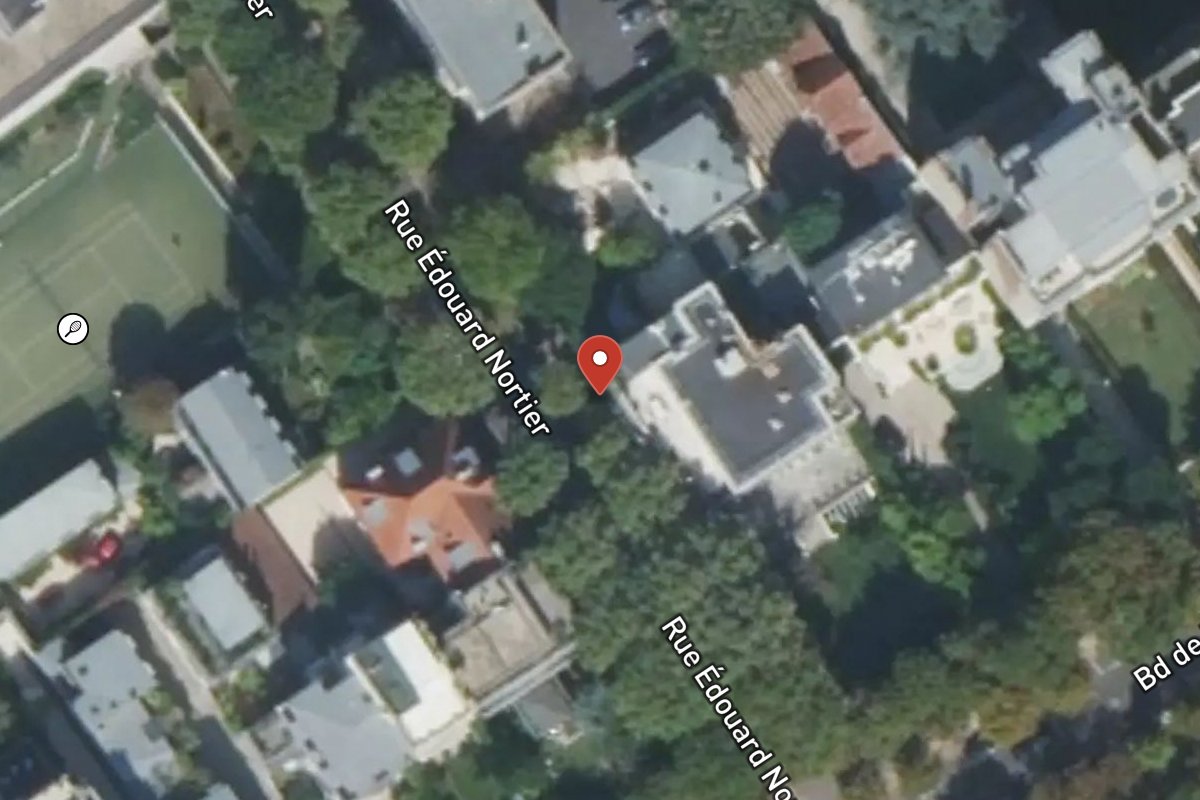 Vue satellite — 66 Rue Édouard Nortier