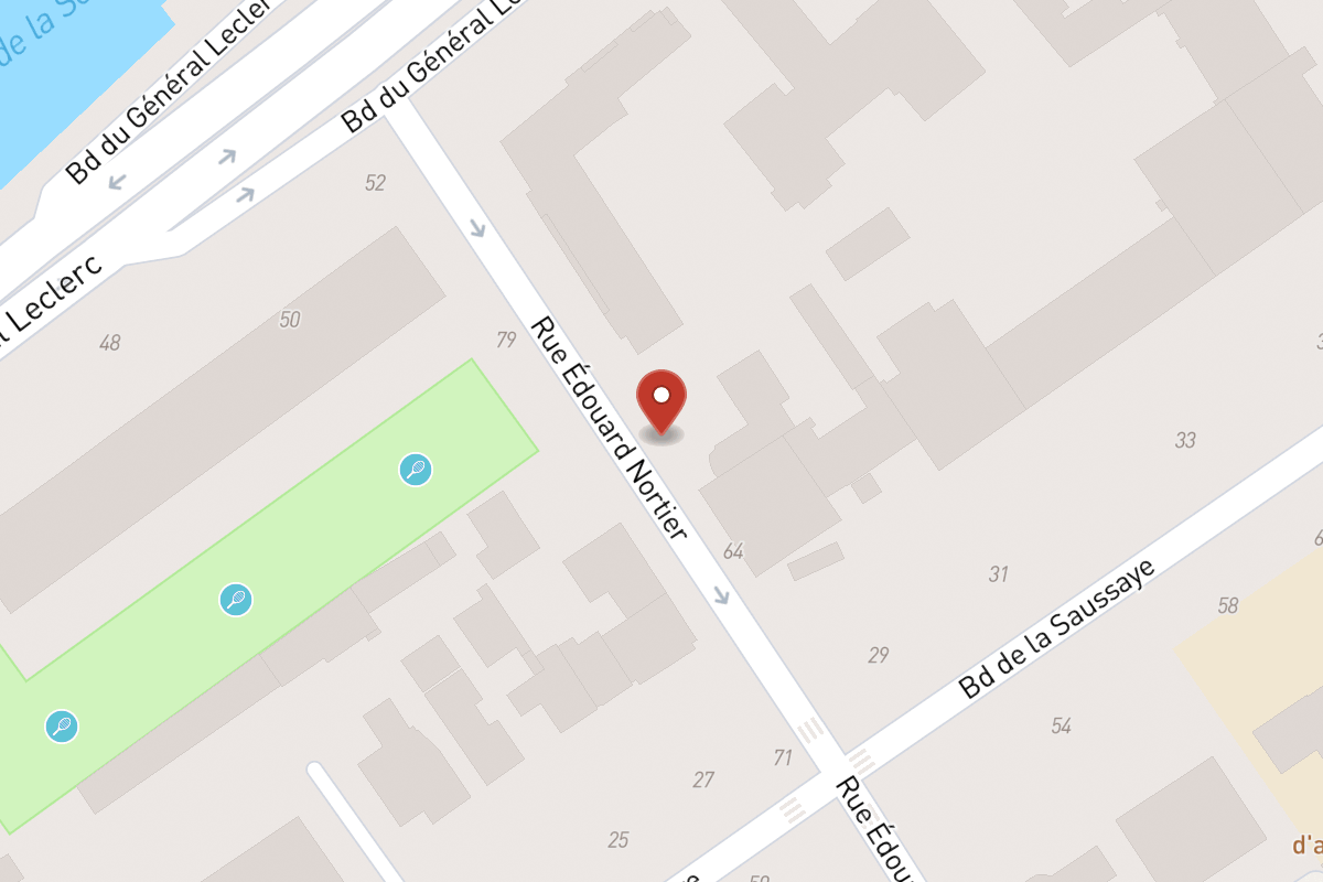 Plan de situation — 68 Rue Édouard Nortier