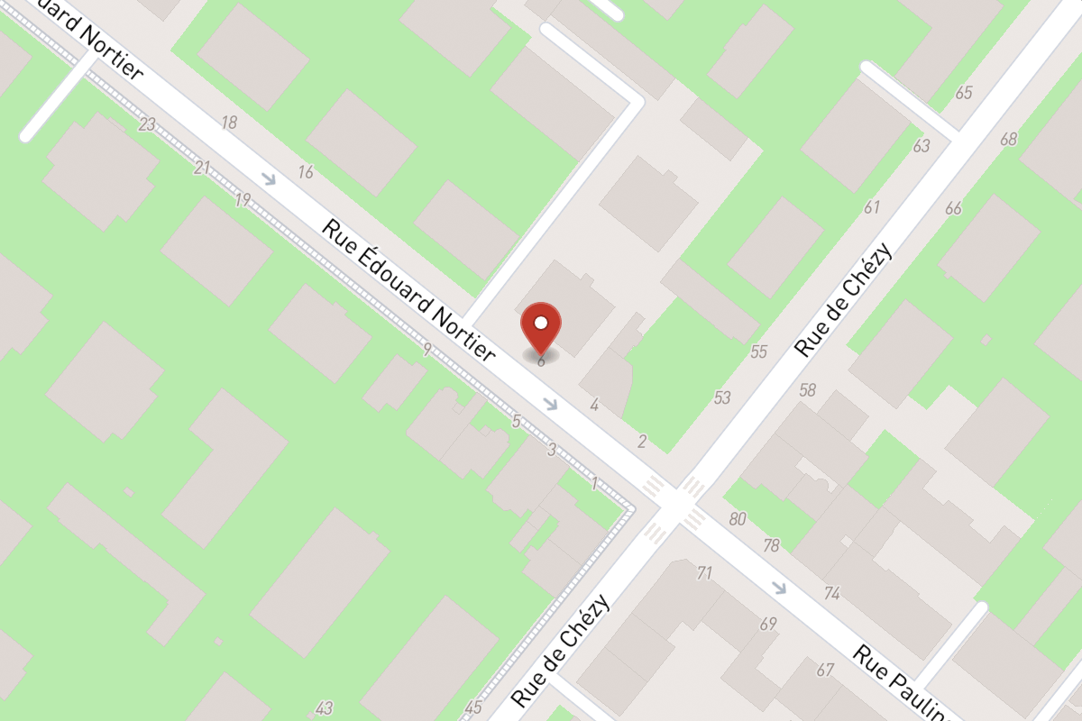 Plan de situation — 6 Rue Édouard Nortier