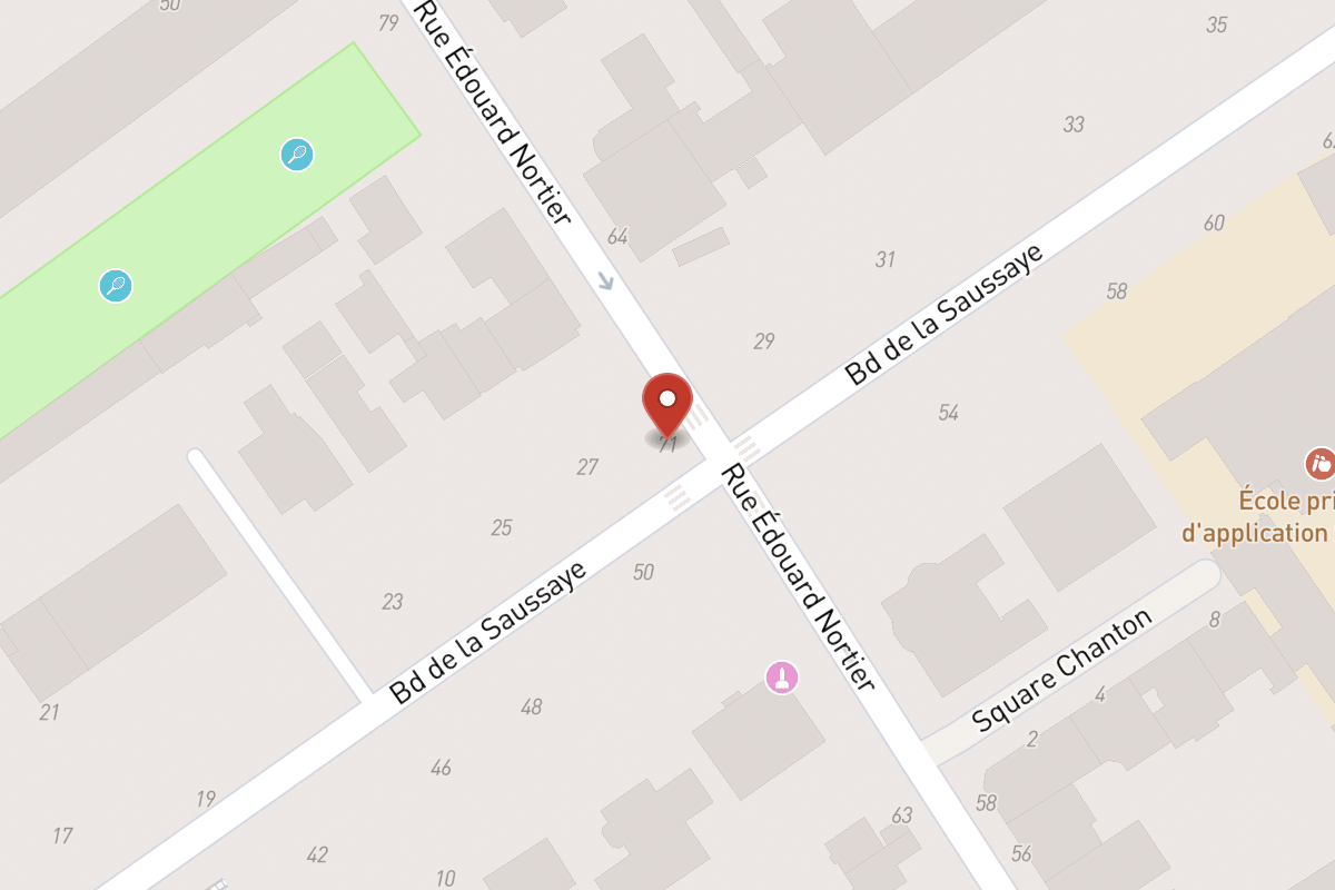 Plan de situation — 71 Rue Édouard Nortier