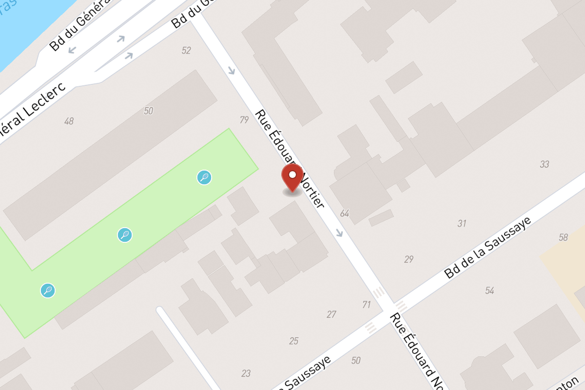 Plan de situation — 75 Rue Édouard Nortier