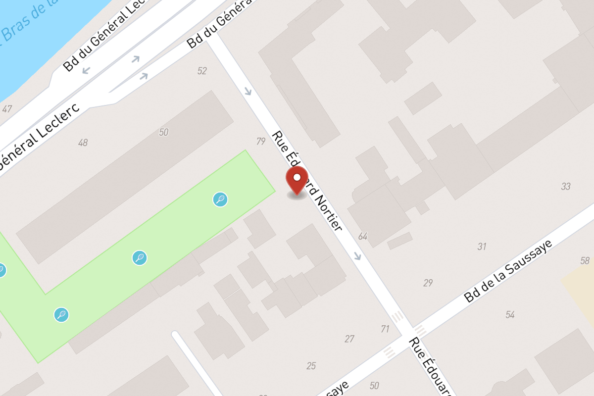 Plan de situation — 77 Rue Édouard Nortier
